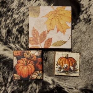 Primitives by Kathy Autumn Leaf and Pumpkin Art Set